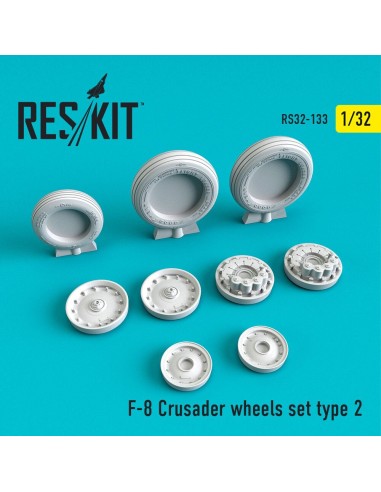 F-8 Crusader (weighted) wheels set type 2 