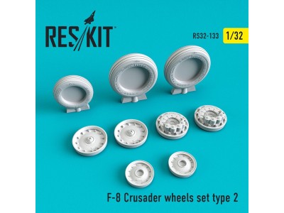 F-8 Crusader (weighted) wheels set type 2 