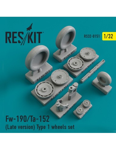 Fw-190 (late version) type 1 wheels set 