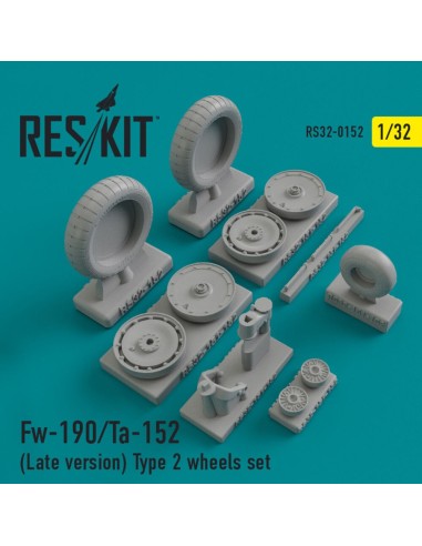 Fw-190 (late version) type 2 wheels set 