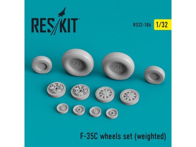 F-35C Lightning II wheels set (weighted) 
