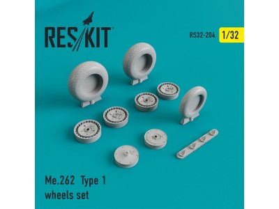 Me-262 type 1 wheels set 
