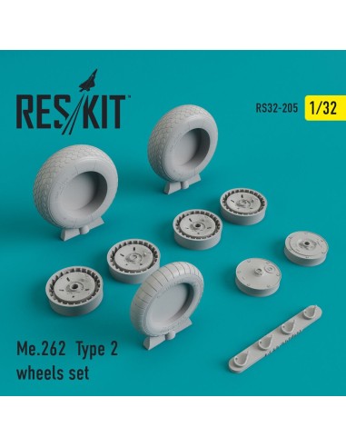 Me-262 type 2 wheels set 