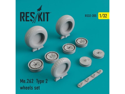 Me-262 type 2 wheels set 