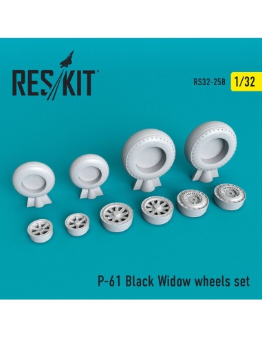 P-61 Black Widow wheels set 
