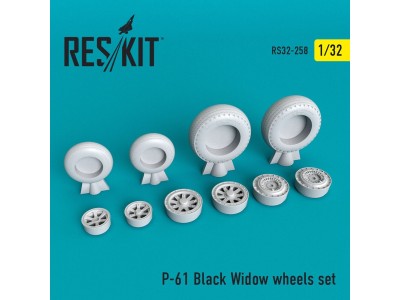 P-61 Black Widow wheels set 