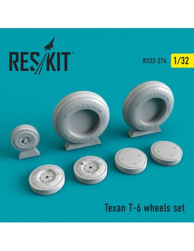 T-6 Texan wheels set 