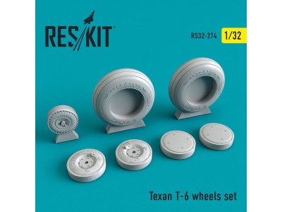 T-6 Texan wheels set 