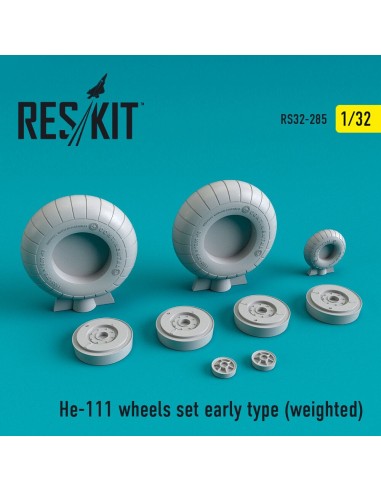 He-111 wheels set early type (weighted) 