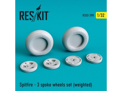 Spitfire (3 spoke) wheels set (weighted) 