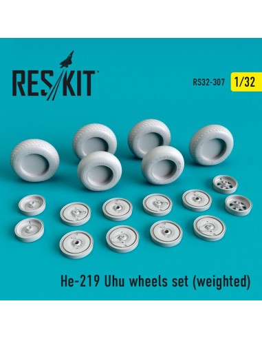 He-219 Uhu wheels set (weighted) 