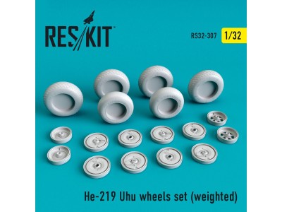 He-219 Uhu wheels set (weighted) 