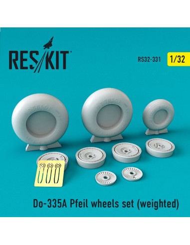 Do-335? Pfeil wheels set (weighted) 
