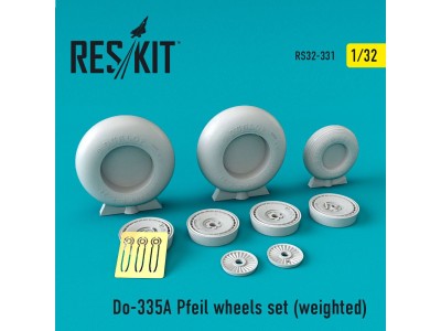 Do-335? Pfeil wheels set (weighted) 