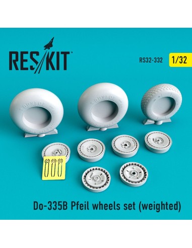 Do-335? Pfeil wheels set (weighted) 