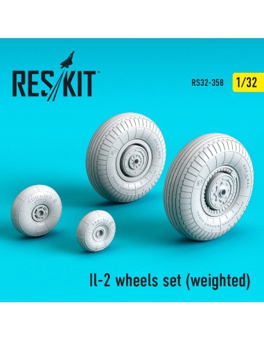 Il-2 wheels set (weighted) 