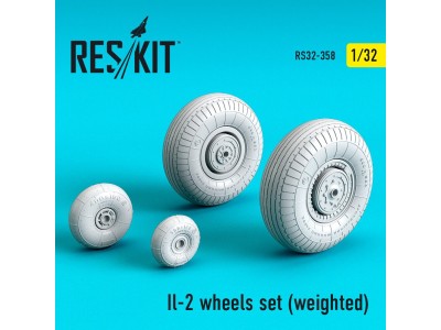 Il-2 wheels set (weighted) 
