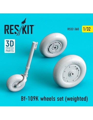 Bf-109K wheels set (weighted) 