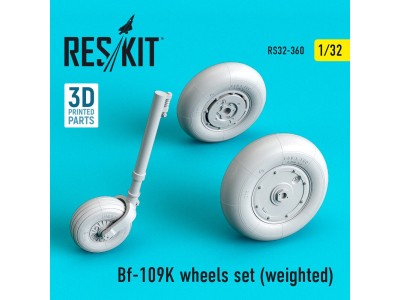 Bf-109K wheels set (weighted) 