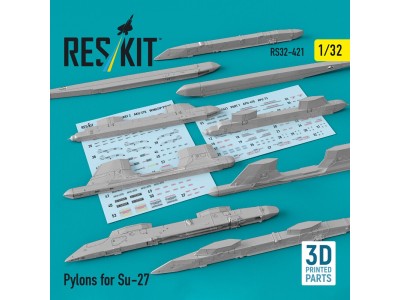 Pylons for Su-27 (3D Printed) 
