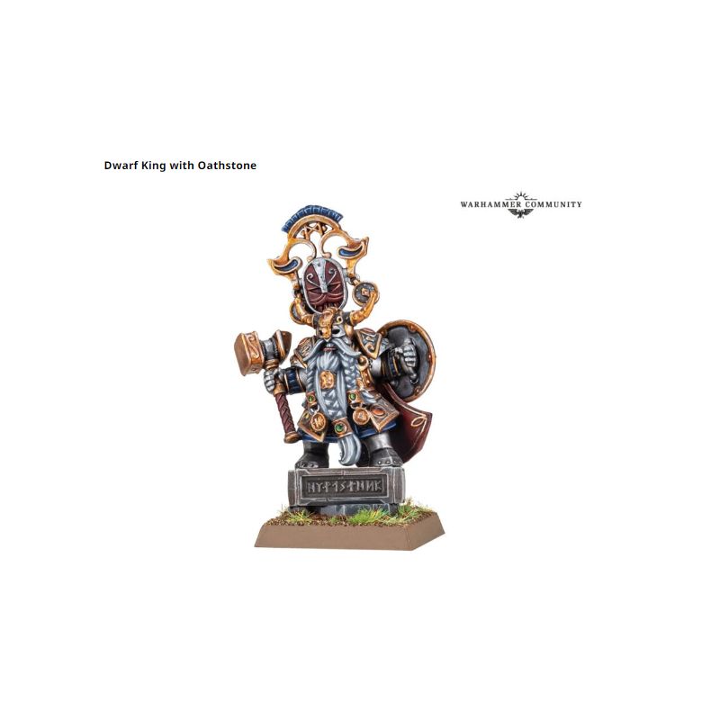 DWARFEN HOLDS: DWARF KING WITH OATHSTONE