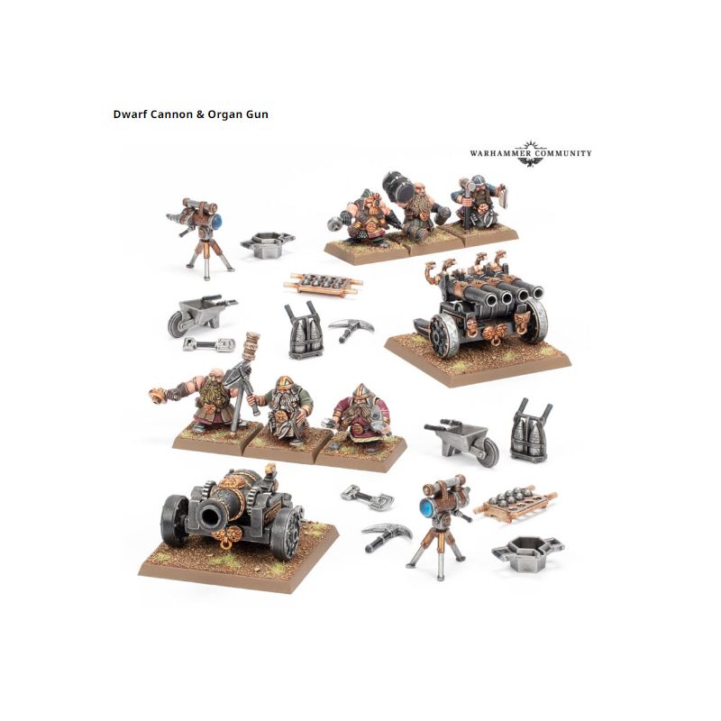 DWARFEN M/HOLDS:DWARF CANNON et ORGAN GUN