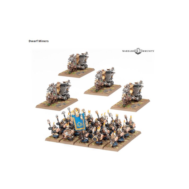 DWARFEN MOUNTAIN HOLDS: DWARF MINERS