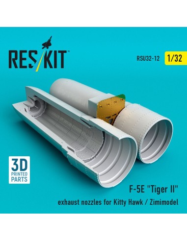 F-5E Tiger II exhaust nozzles for Kitty Hawk / Zimimodel (3D Printed) 