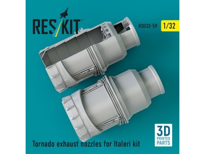 Tornado exhaust nozzles for Italeri kit (3D Printed) 