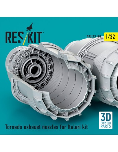 Tornado exhaust nozzles for Italeri kit (3D Printed) 