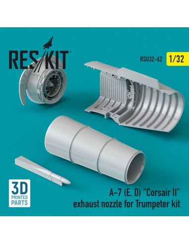A-7 (E, D) Corsair II exhaust nozzle for Trumpeter kit 