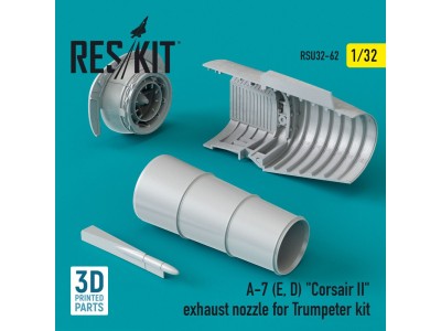 A-7 (E, D) Corsair II exhaust nozzle for Trumpeter kit 