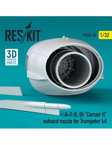 A-7 (E, D) Corsair II exhaust nozzle for Trumpeter kit 