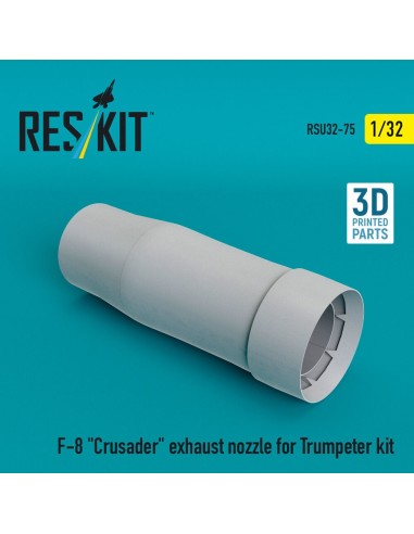 F-8 Crusader exhaust nozzle for Trumpeter kit (3D Printed) 