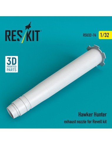 Hawker Hunter exhaust nozzle for Revell kit (3D Printed) 