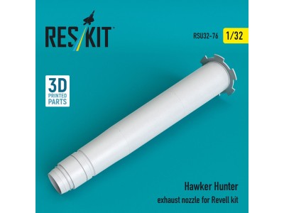 Hawker Hunter exhaust nozzle for Revell kit (3D Printed) 