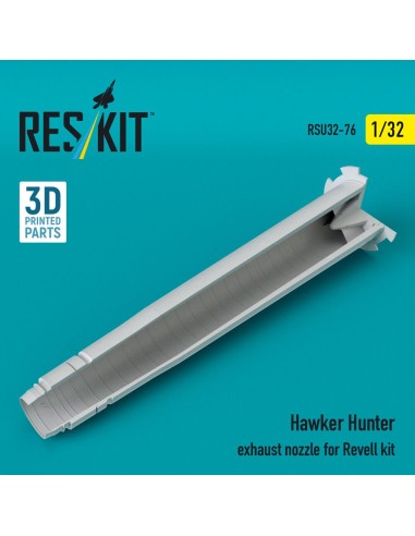 Hawker Hunter exhaust nozzle for Revell kit (3D Printed) 