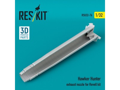 Hawker Hunter exhaust nozzle for Revell kit (3D Printed) 