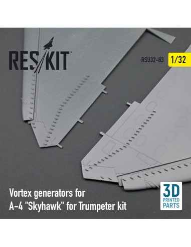 Vortex generators for A-4 Skyhawk for Trumpeter kit (3D Printed) 