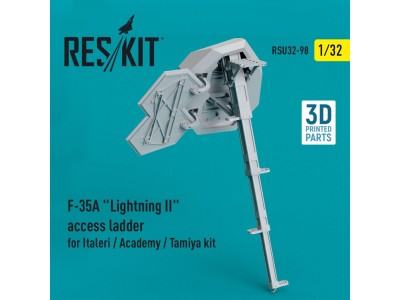 F-35A Lightning II access ladder for Italeri / Academy / Tamiya kit (3D Printed) 