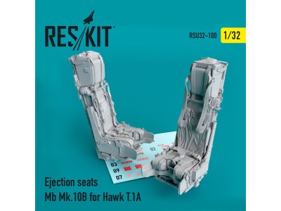 Ejection seats Mb Mk.10B for Hawk T.1A (3D Printed) 