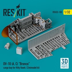 OV-10 (A,C) Bronco cargo bay for Kitty Hawk / Zimimodel kit (3D Printed)  2