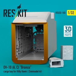 OV-10 (A,C) Bronco cargo bay for Kitty Hawk / Zimimodel kit (3D Printed) 