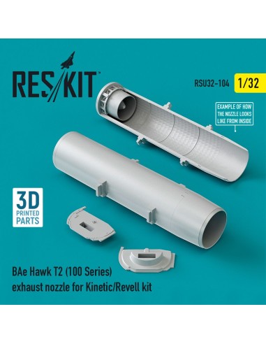 BAe Hawk T2 (100 Series) exhaust nozzle for Kinetic/Revell kit 