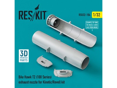 BAe Hawk T2 (100 Series) exhaust nozzle for Kinetic/Revell kit 