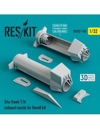 BAe Hawk T.1A exhaust nozzle for Revell kit 