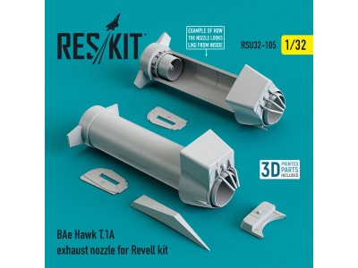 BAe Hawk T.1A exhaust nozzle for Revell kit 