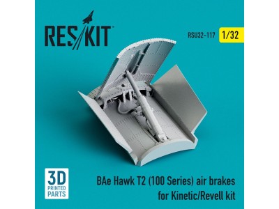 BAe Hawk T2 (100 Series) air brakes for Kinetic/Revell kit (3D Printed) 