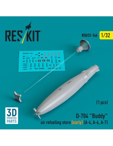 D-704 Buddy air refueling store (early) (1 pcs) (A-4, A-6, A-7) (3D Printed) 