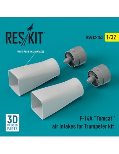 F-14A Tomcat air intakes for Trumpeter kit (3D Printed) 